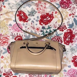 Kate Spade Beige Leather Handbag